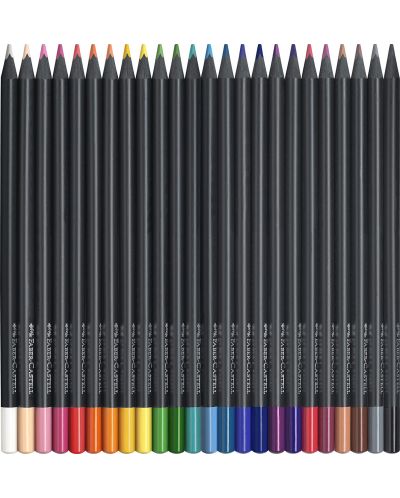 Creioane colorate Faber Castell - Black Edition, 24 culori - 2