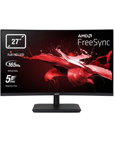 Monitor gaming Acer - ED270RPbiipx, 27", 165 Hz, Curved, - 2