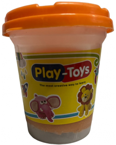 Plastilina Play-Toys - 100 g, sortiment - 5