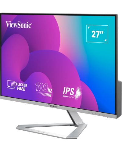 Monitor ViewSonic - VX2776-SMH, 27'', FHD, IPS, argintiu  - 3