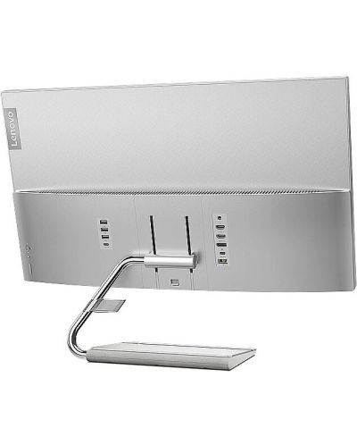 Monitor Lenovo - Q27h-20, 27", QHD, anti-reflexie, hub USB, argintiu - 4
