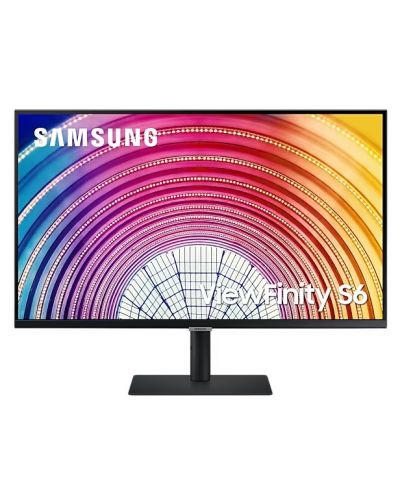 Monitor Samsung - ViewFinity S6, 24", IPS, QHD, negru - 1