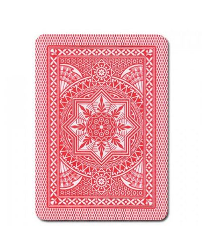 Carduri din plastic Modiano Jumbo Index - 4 Corner (rosii) - 2