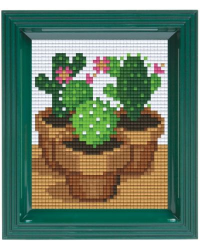 Mozaic cu ramă și pixeli Pixelhobby Classic - Cactuși - 1