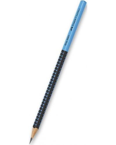 Creion Faber-Castell Grip - HB, negru si albastru - 1
