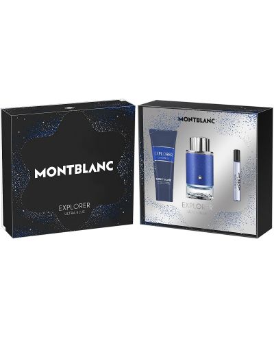 Mont Blanc Explorer Ultra Blue Set - Apă de parfum, 100 și 7.5 ml + Gel de duș, 100 ml - 3