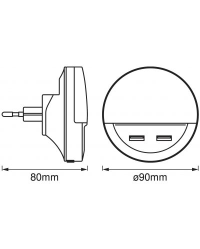 Ledvance Mobile Light - Lunetta USB, alb - 4