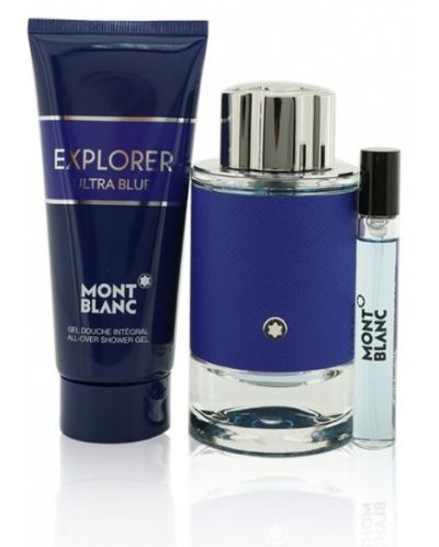 Mont Blanc Explorer Ultra Blue Set - Apă de parfum, 100 și 7.5 ml + Gel de duș, 100 ml - 2
