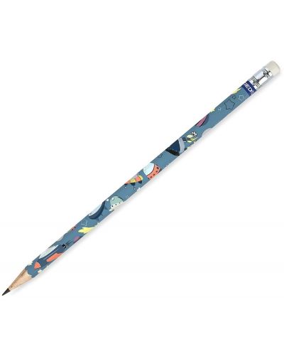 Creioane Staedtler Pattern - HB, set de 6 bucăți, cu radieră - 3