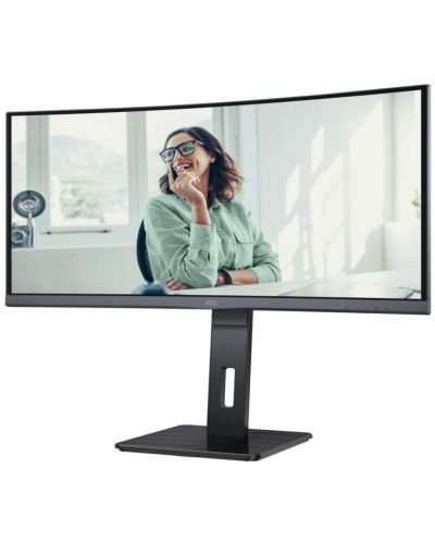 Monitor AOC - CU34P3CV, 34'', UWQHD, VA, curbat, anti-orbire, negru - 3