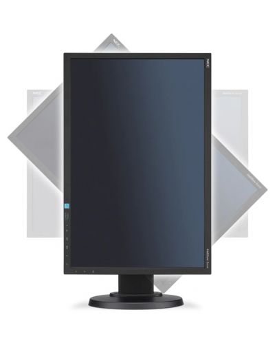 Monitor NEC - MultiSync E223W, 22", WSXGA+, LED, negru - 4