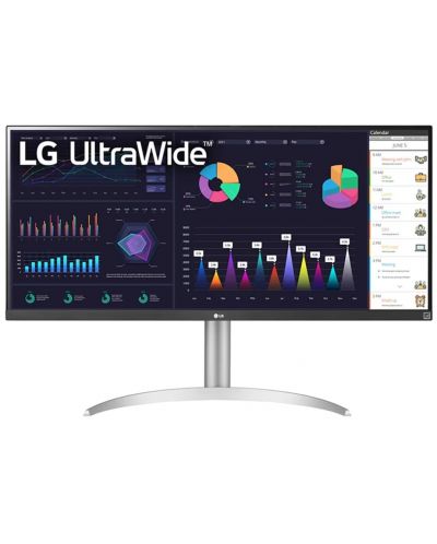 Monitor LG - 34WQ650-W, 34", WQHD, IPS, Anti-Glare, negru - 1