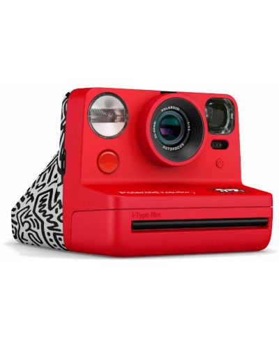 Aparat foto instant Polaroid - Now, Keith Haring, roșu - 3