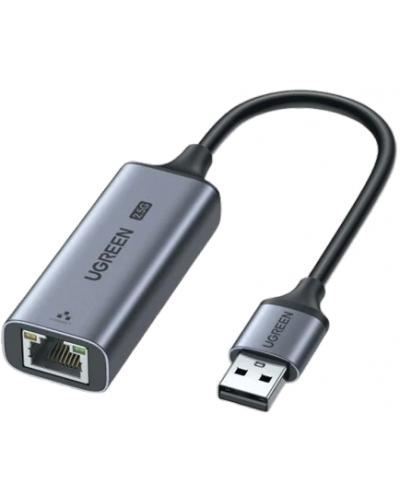 Adaptor de rețea Ugreen - CM648, USB-A/RJ45, 2.5Gbps, gri