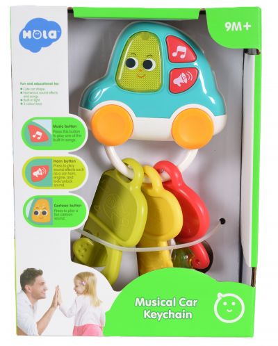 Jucărie muzicală Hola Toys - Chei - 2