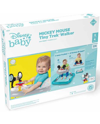Premergator muzical 2 în 1 Bright Starts Disney Baby - Mickey Mouse - 20