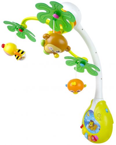 Carusel muzical si lampa Hola toys - Jungle - 2