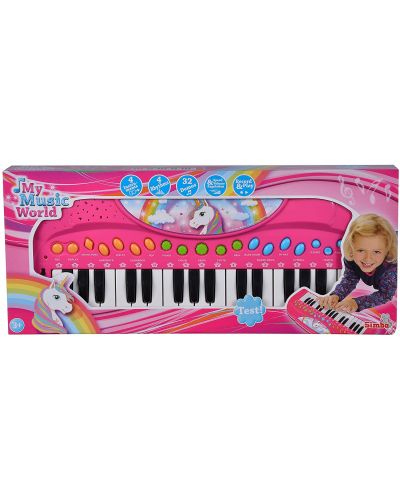 Jucarie muzicala Simba Toys - Sintetizator, Unicorn - 1