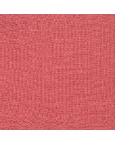 Prosoape din muselină Lassig - Cozy Care, 30 x 30 cm, 3 bucăți, roz închis - 6