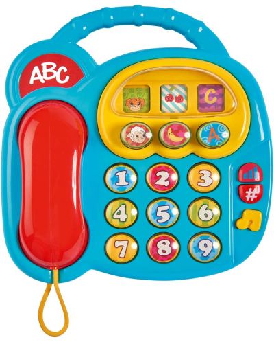 Jucarie muzicala Simba Toys ABC - Telefon, albastru - 1