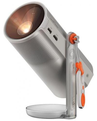 Proiector multimedia XGIMI – MoGo 4 Laser, 2K FHD, 550lm, 2x6W Harman Kardon, baterie 2.5h, Google TV, argintiu