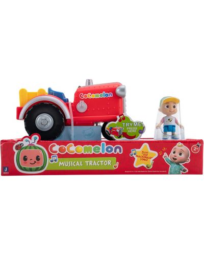 Jucărie muzicală Cocomelon - Tractor cu figurină JJ - 2
