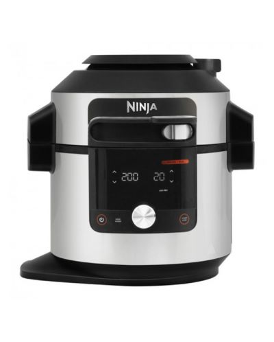 Multicooker Ninja - Foodi 14 in 1 SmartLid, 1760W, 14 programe, argintiu - 1
