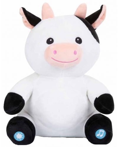 Musical plush toy with night lamp function Chipolino - Cow - 1
