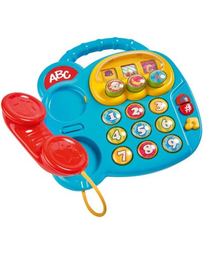 Jucarie muzicala Simba Toys ABC - Telefon, albastru - 2