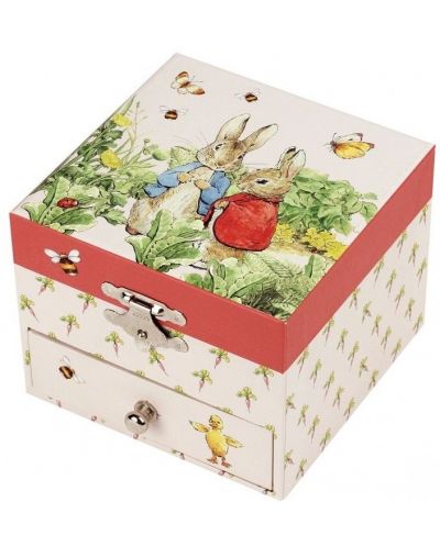 Trousselier Music Box - Peter Rabbit în grădină - 2