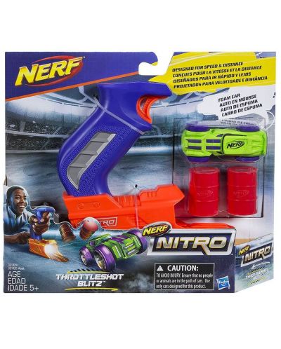 Set Hasbro Nerf - Lansator Nitro si masinuta - 4