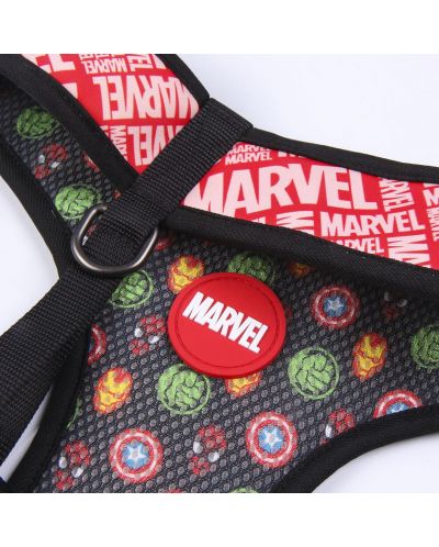 Harnașament pentru câini Cerda Marvel: Avengers - Logos (reversibil), mărimea S/M - 4