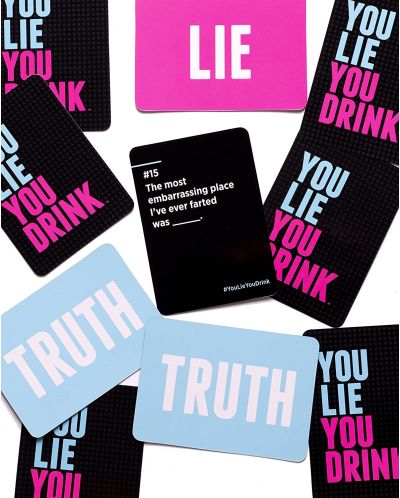 Joc de societate You Lie You Drink - petrecere - 2