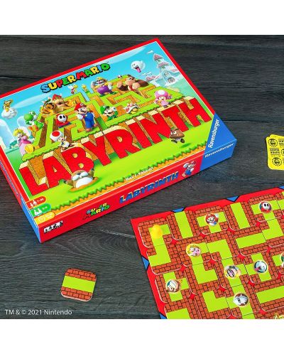 Joc de societate Ravensburger Super Mario Labyrinth - pentru copii - 3