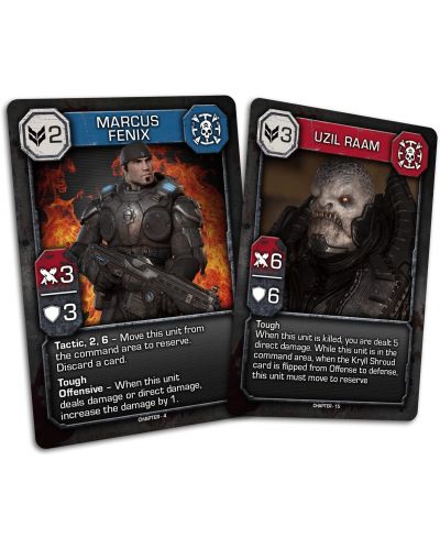 Joc de societate pentru doi Gears Of War: The Card Game - strategic - 3