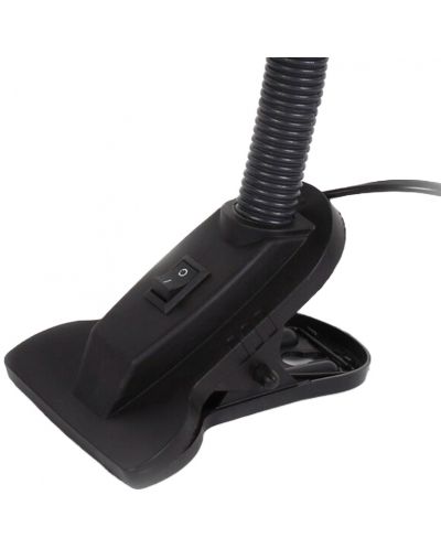 Lampa de masă cu clip Omnia - Kara, IP20, Е27, 40 W, negru - 2