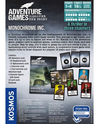 Joc de societate Adventure Games - Monochrome Inc - de familie - 3