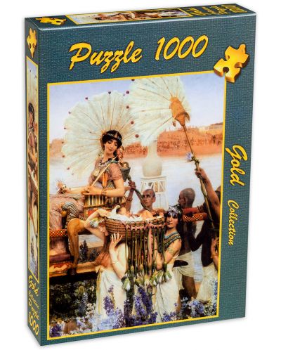 Puzzle Gold Puzzle de 1000 piese - Gasirea lui Moise - 1