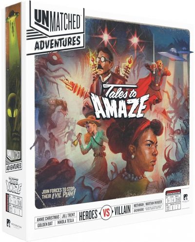 Joc de societate Unmatched Adventures: Tales to Amaze + Deluxe Tokens - Cooperativ - 1