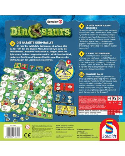 Joc de societate Dinosaurs: Dino-Rallye - Pentru copii - 2