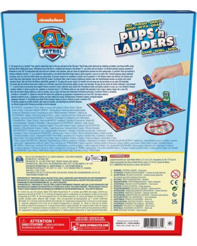 Joc de bord Spin Master: Paw Patrol Pups'n Ladders - Familie - 2
