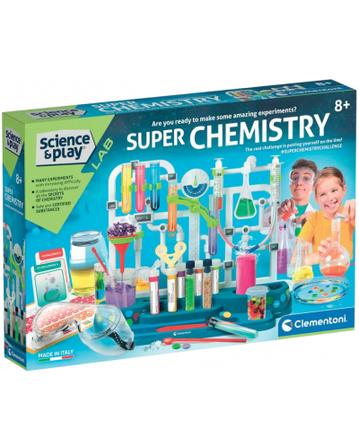 Clementoni Science & Play - Set de laborator de chimie Super Chemistry Science Set - 1
