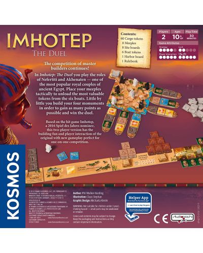Joc de societate pentru doi jucatori Imhotep: The Duel - de familie - 3