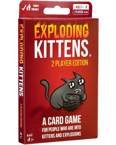 Joc de societate pentru doi Exploding Kittens - 2 Player Edition - 1