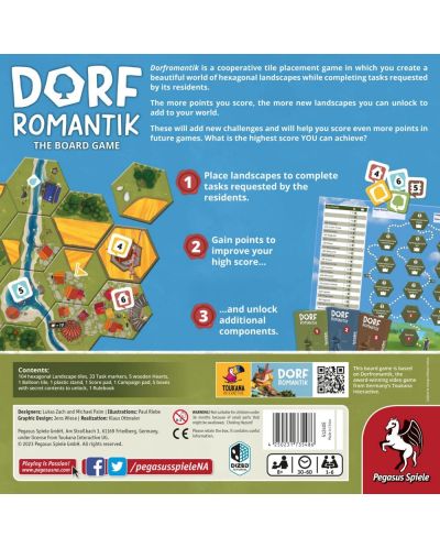 Joc de societate Dorfromantik - de cooperare - 2