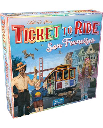 Joc de societate Ticket To Ride: San Francisco - pentru familia  - 1