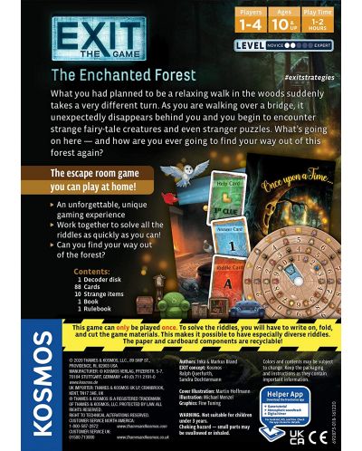 Joc de societate Exit: The Enchanted Forest - pentru familie - 3