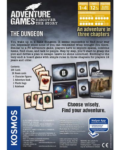 Joc de societate Adventure Games - The Dungeon - de familie - 3
