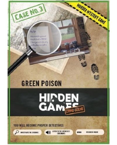 Jocuri ascunse Scena crimei: Jocul de masă Green Poison - co-op	 - 1