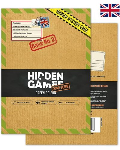 Jocuri ascunse Scena crimei: Jocul de masă Green Poison - co-op	 - 2